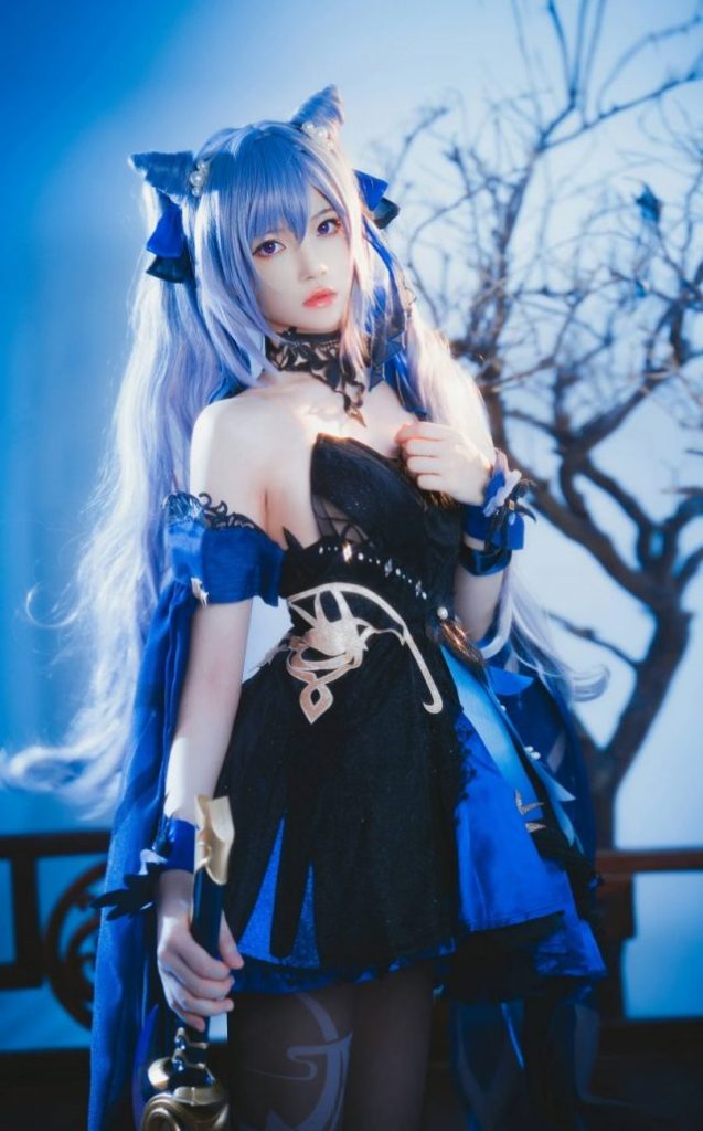 原神COSPLAY：完美演绎‘’刻晴‘’的冷酷与性感-汤姆先生-一个分享国内外网红coser资讯的社区